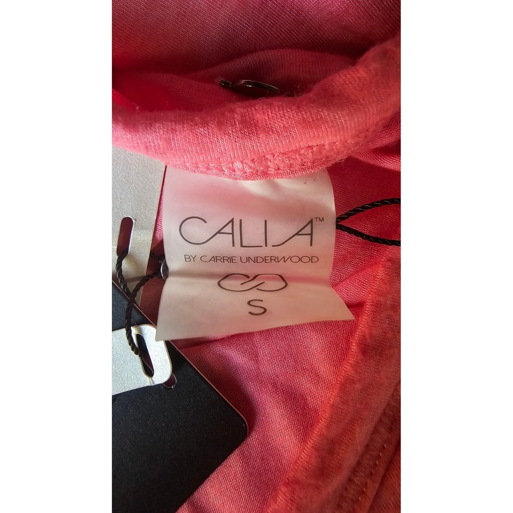 CALIA By Carrie Underwood Lounge Boxy Top‎ Small Rouge Red Soft Athleisure - Picture 7 of 8